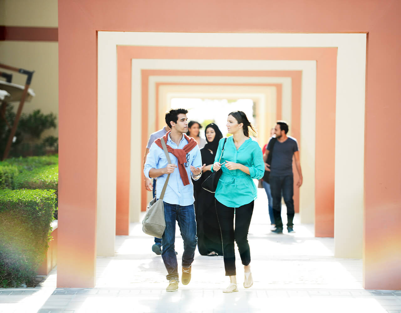 Students at Dubai International Academic City
